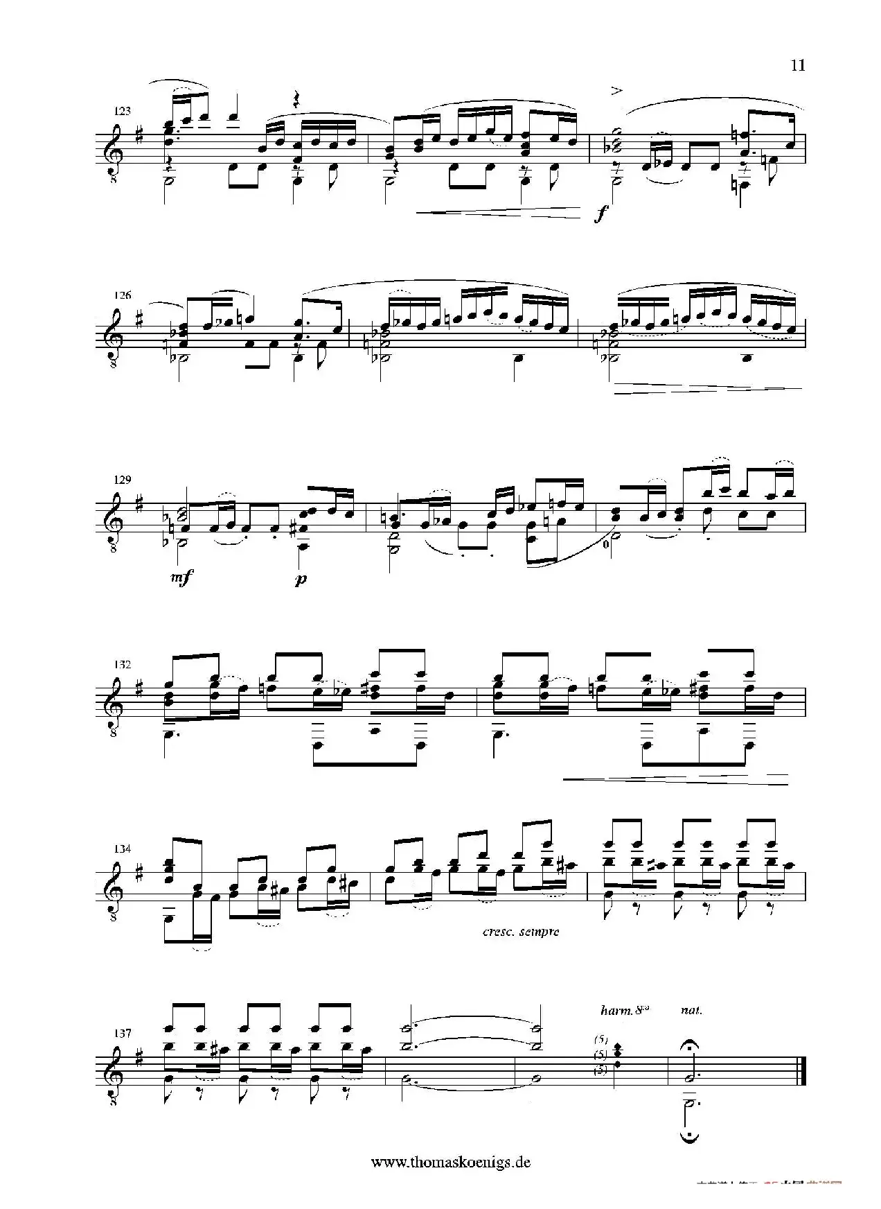 Sevilla(No.3 der Suite espanola op.47)（古典吉他）