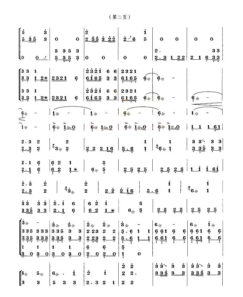 英雄们战胜大渡河（宋泽荣改编版）