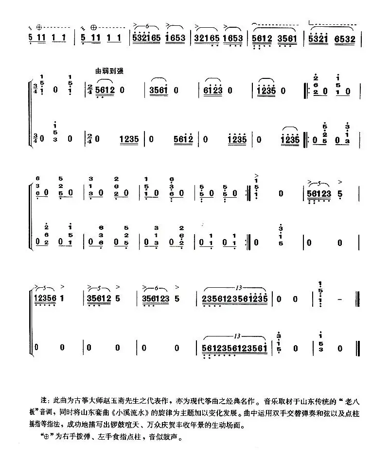 庆丰年（【上海筝会】考级九级曲目）