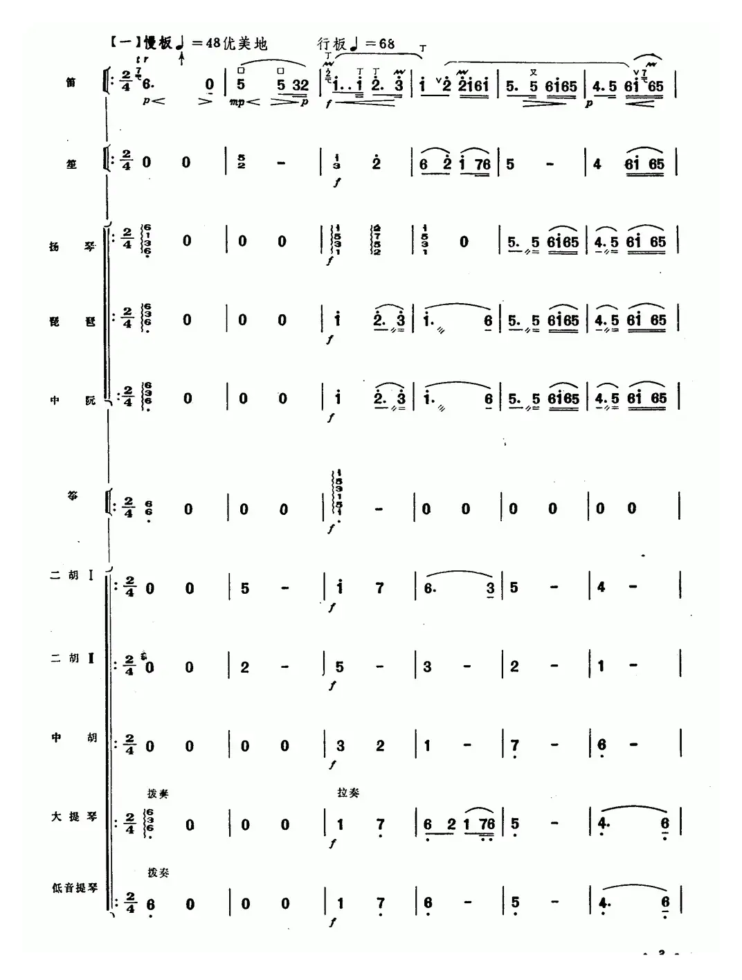 金陵游（笛子+乐队合奏）