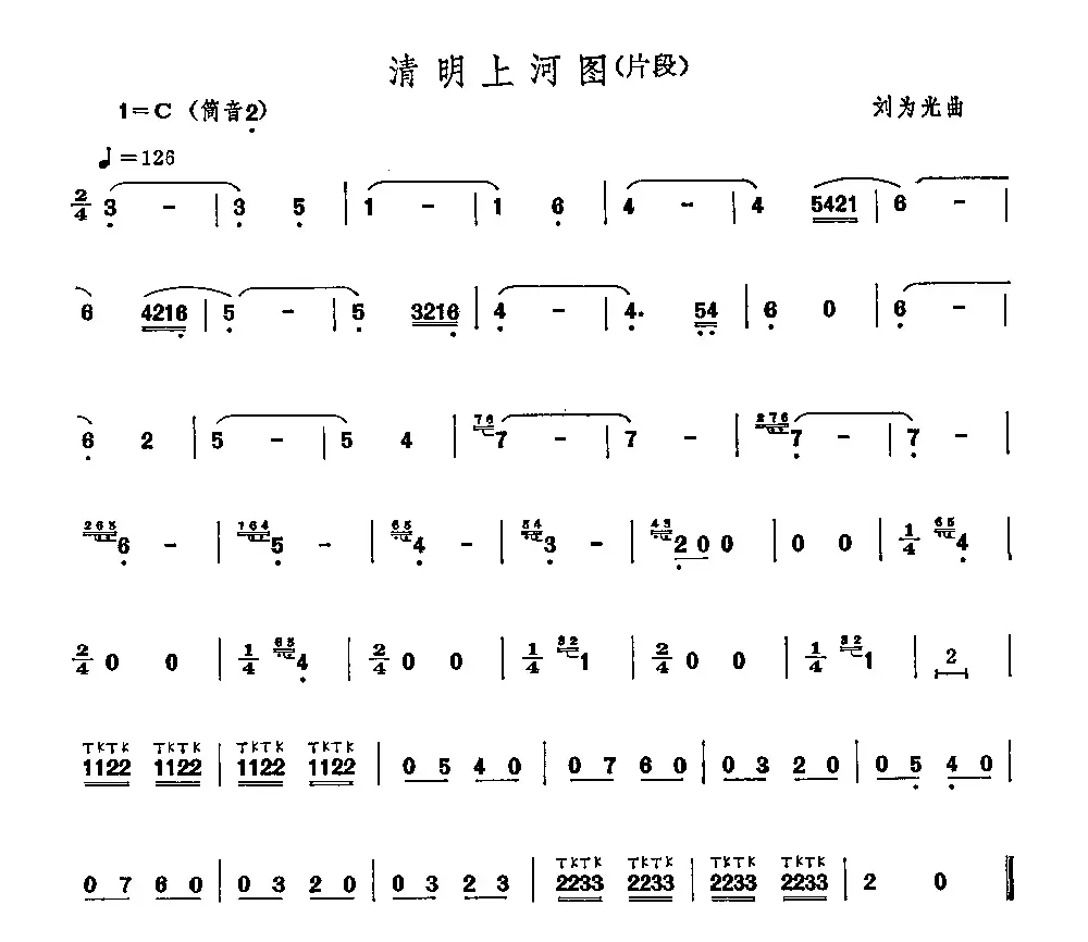 清明上河图（片段）（洞箫）