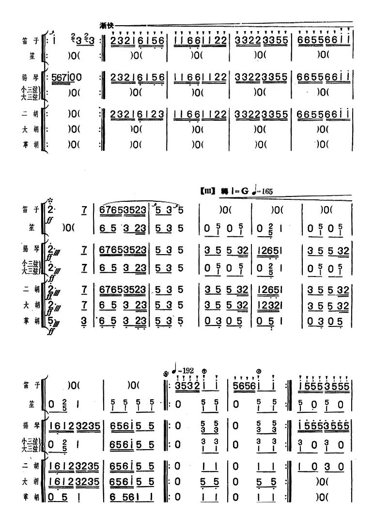 一枝春（笛子独奏+民乐队伴奏）