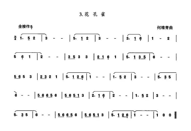 花孔雀