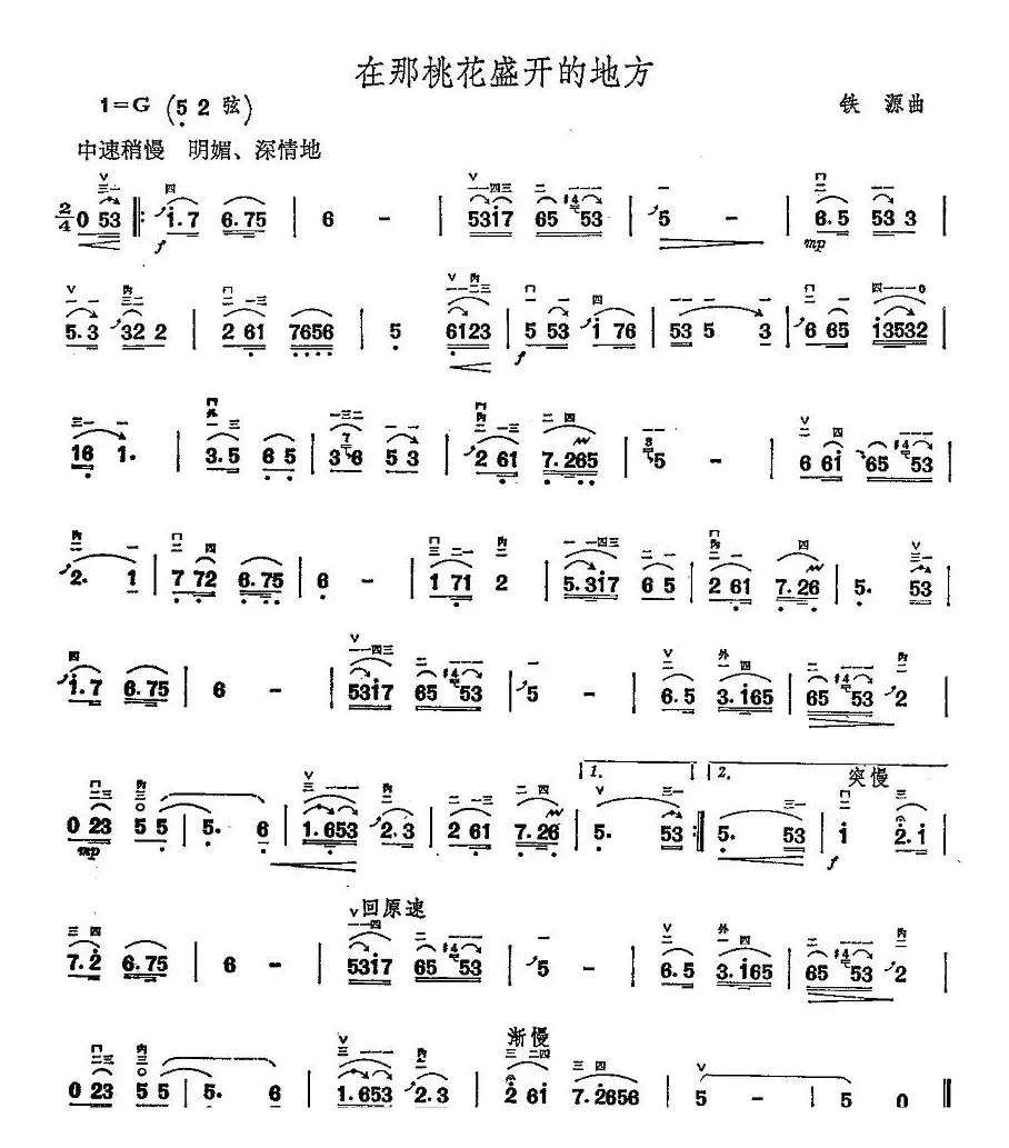 在那桃花盛开的地方