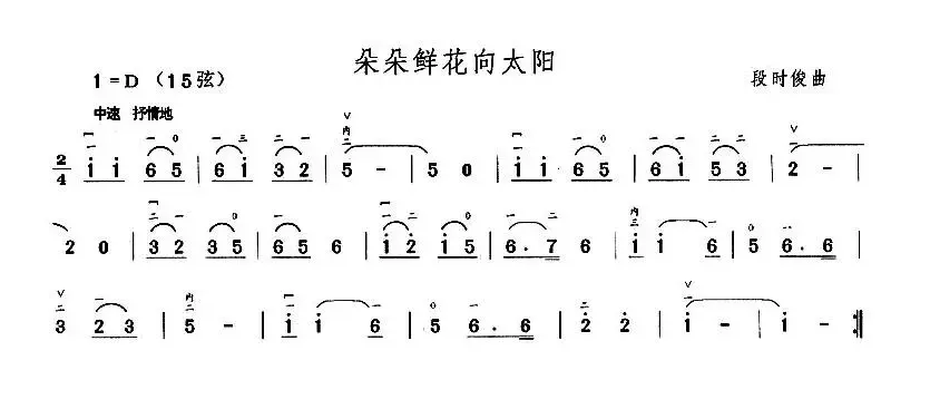 朵朵鲜花向太阳