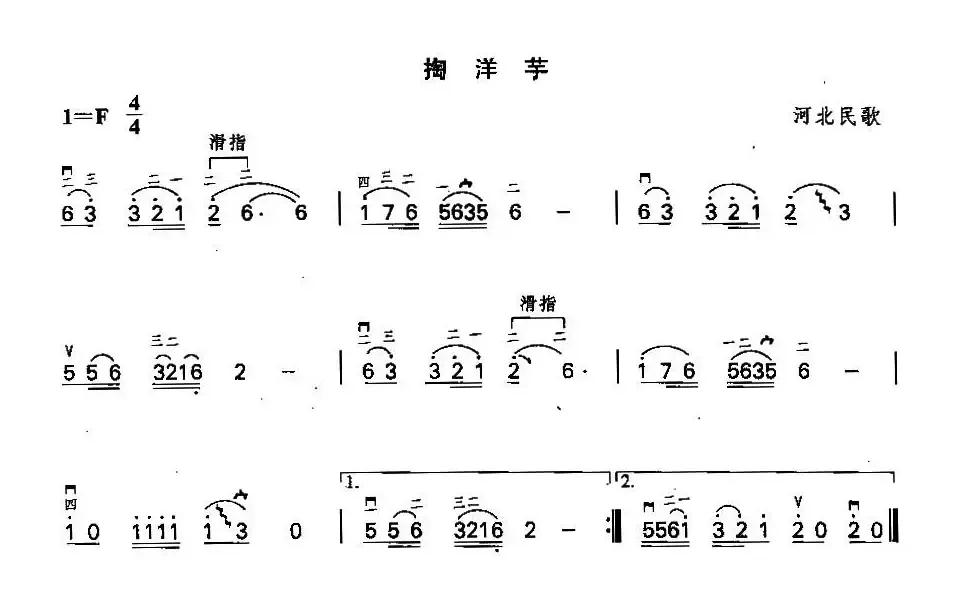 掏洋芋