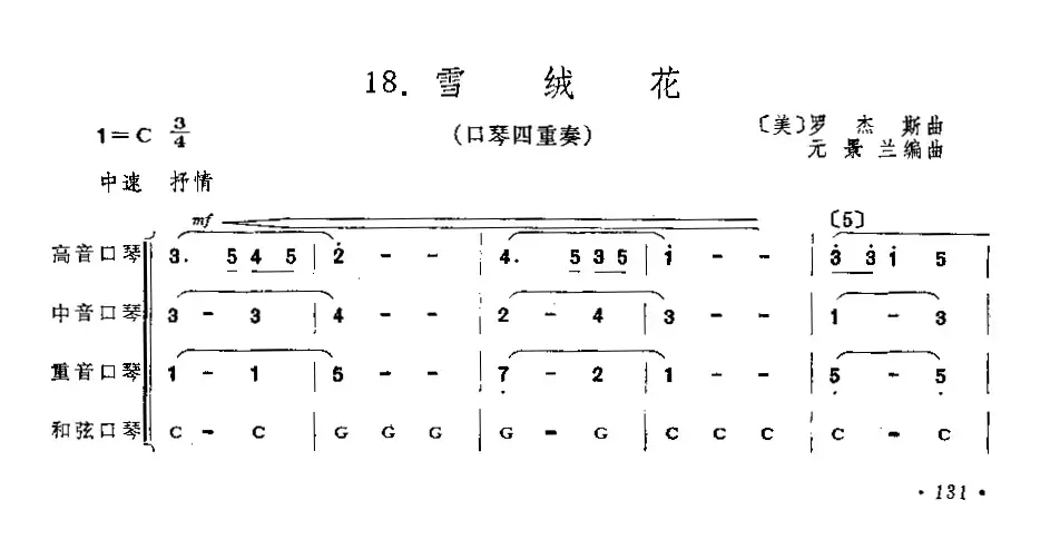 雪绒花（四重奏）