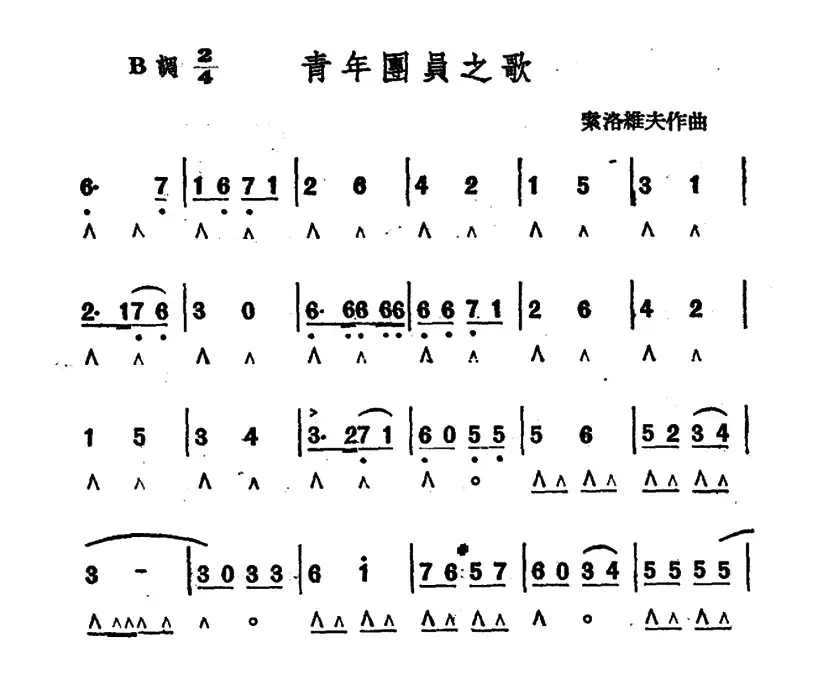 青年团员之歌