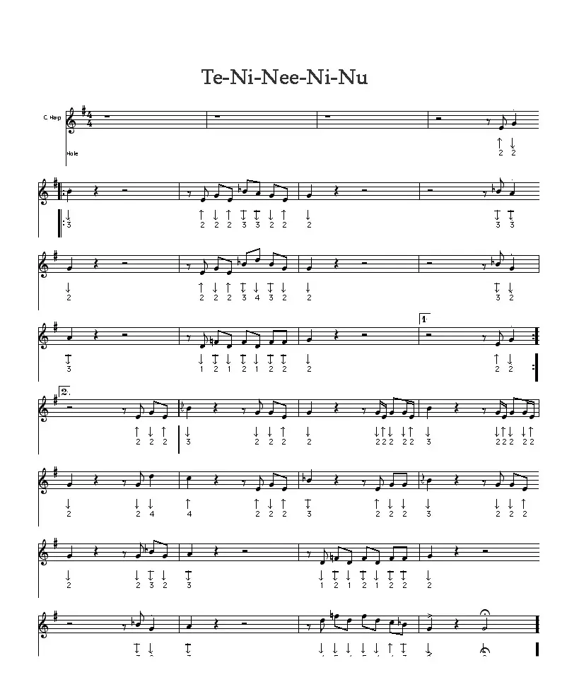 Te Ni Nee Ni Nu（布鲁斯）