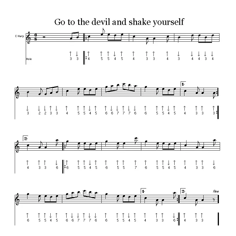 Go tu the deviland shake yourself（布鲁斯）