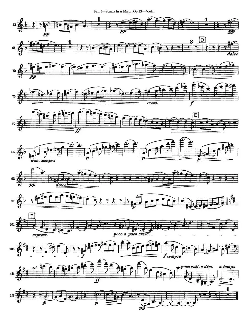 Violin Sonata No.1 Op.13