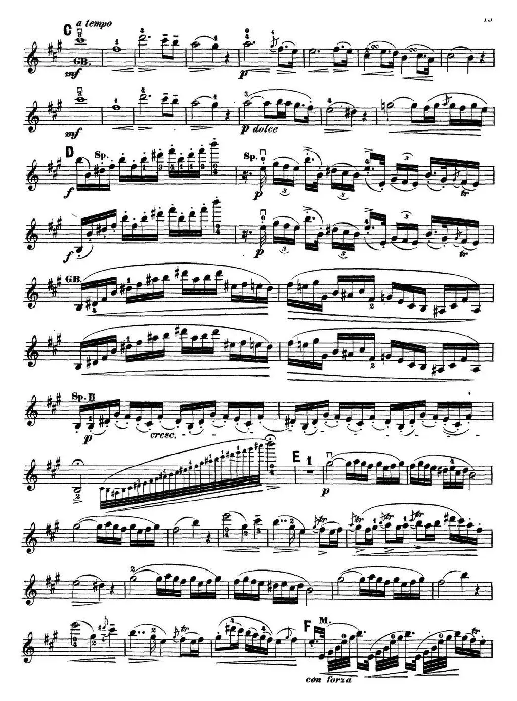 Rode Concerto No.7 in A Major（小提琴分谱）