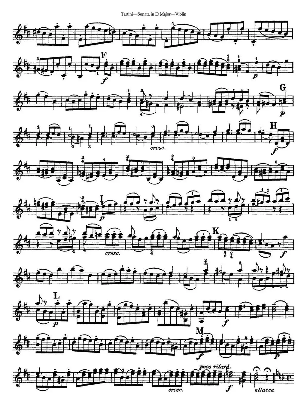 Violin Sonata in D Major