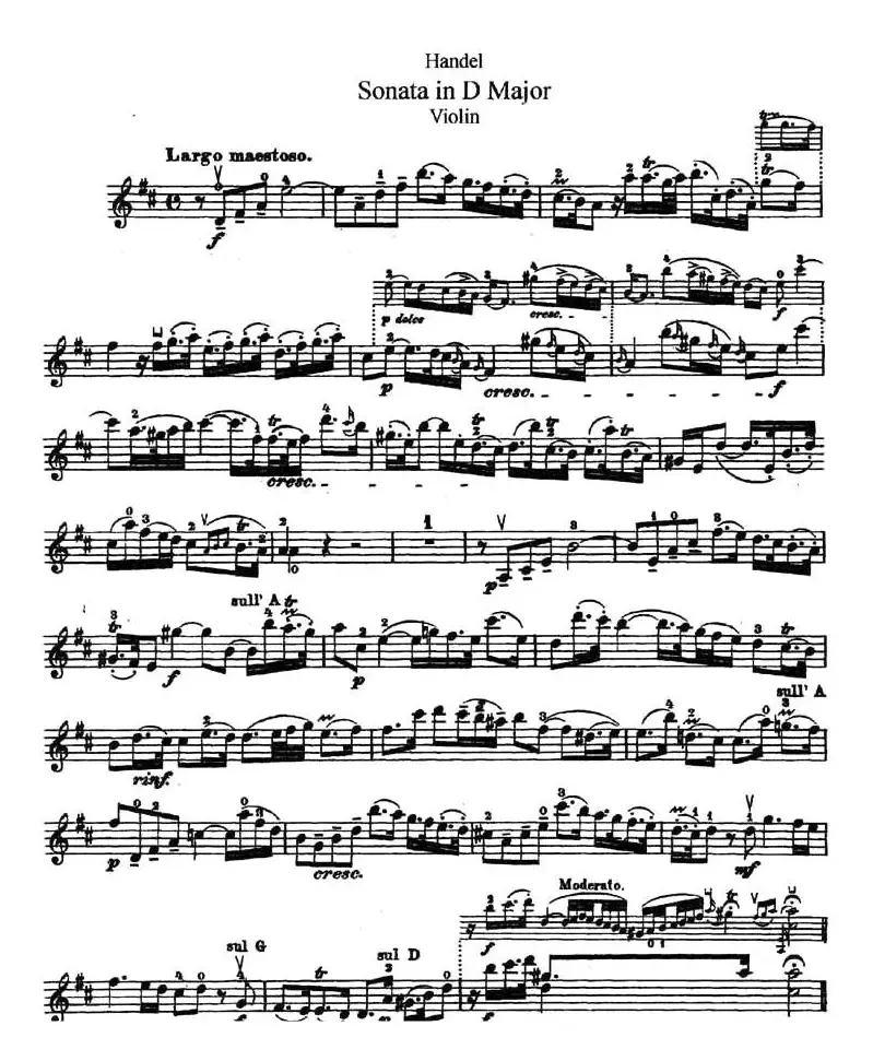 Sonata No.4 in D Major