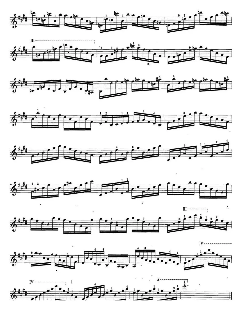 小提琴考级第六级：练习曲（6首）