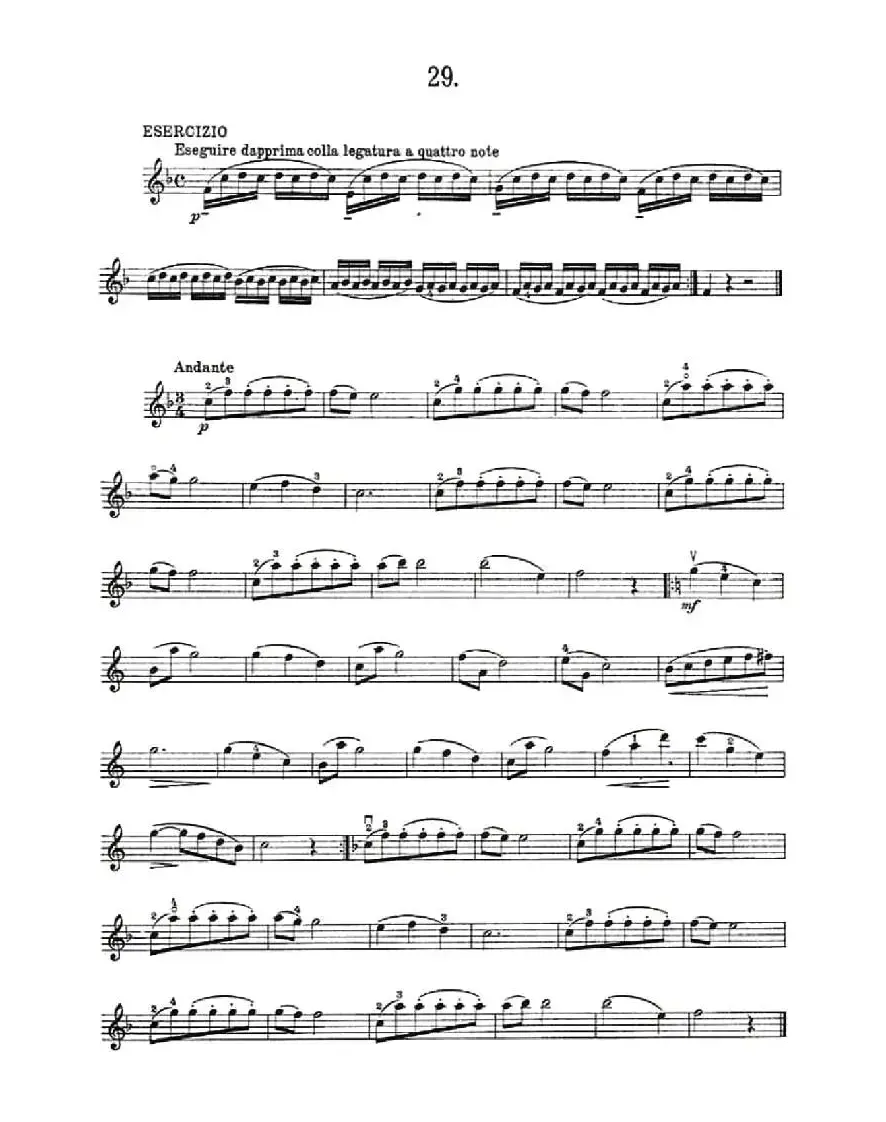 36 Studi Melodici E Facilissimi Op.48之21—30（36首容易旋律 作品.48）