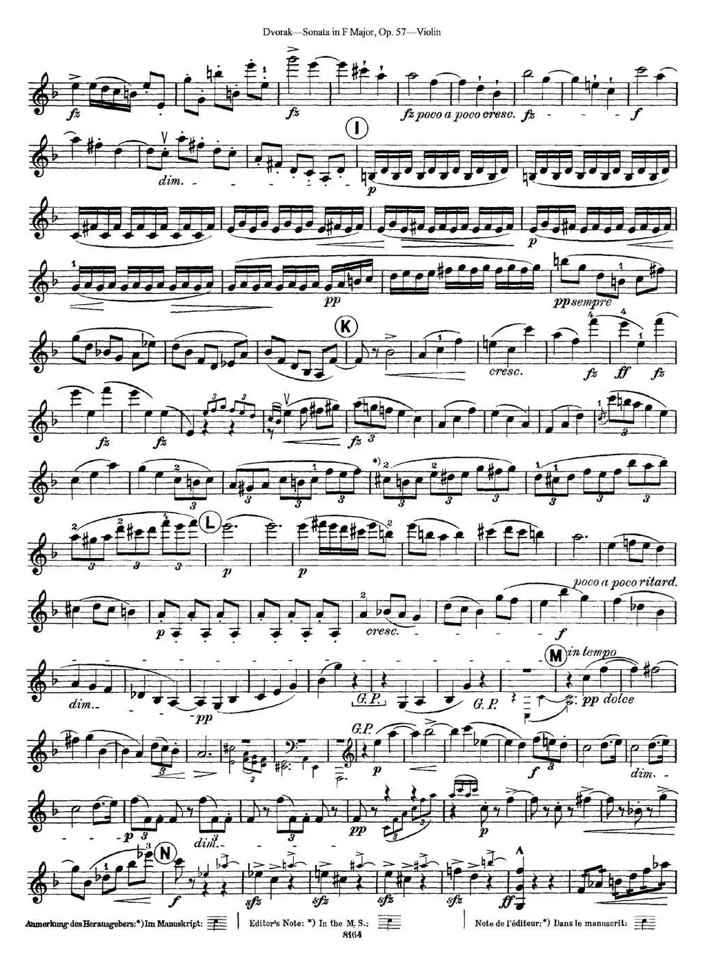 Violin Sonata Op.57