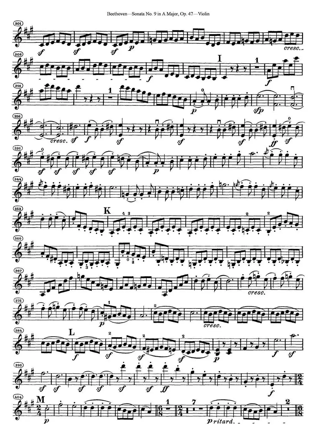 Violin Sonata No.9 in A Major Op.47