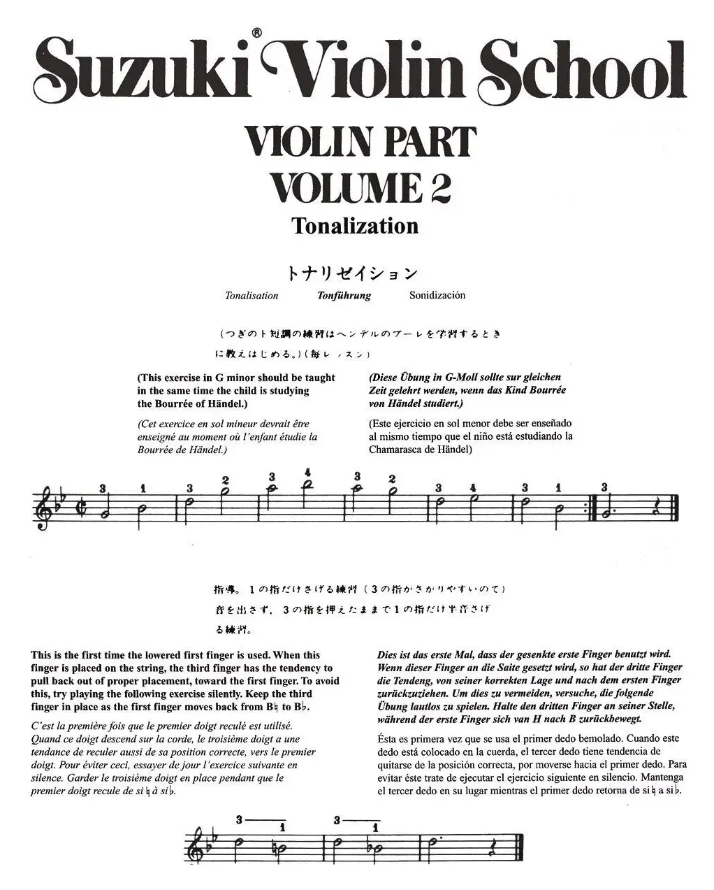 铃木小提琴教材第二册（Suzuki VIOLIN PART VOLUME 2）