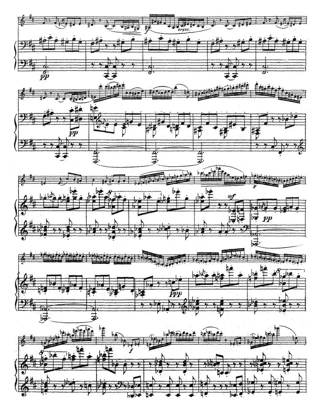 Symphonie Espagnole Op.21，No.5（西班牙交响曲）（小提琴+钢琴伴奏）