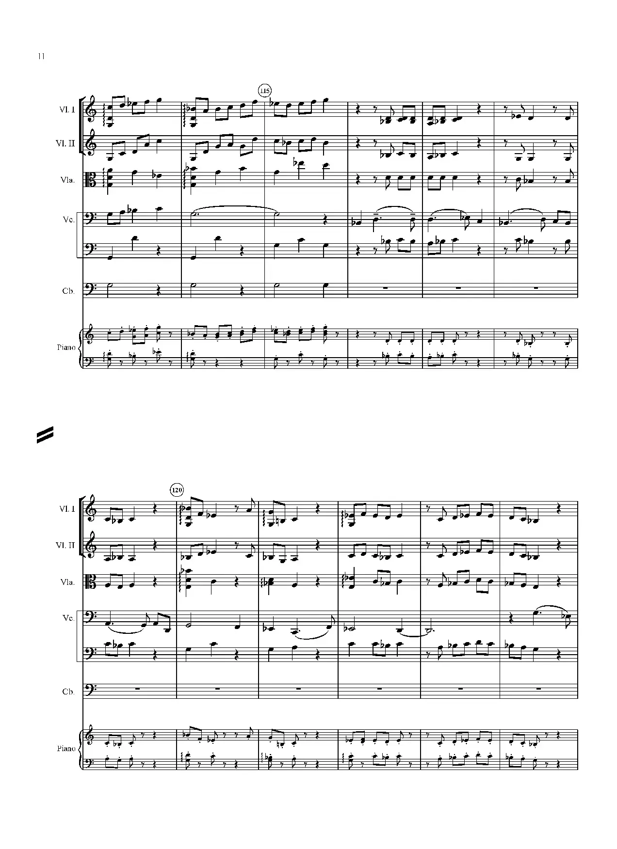 Ivo Blaha Zamecka suita - Full Score（城堡套曲）