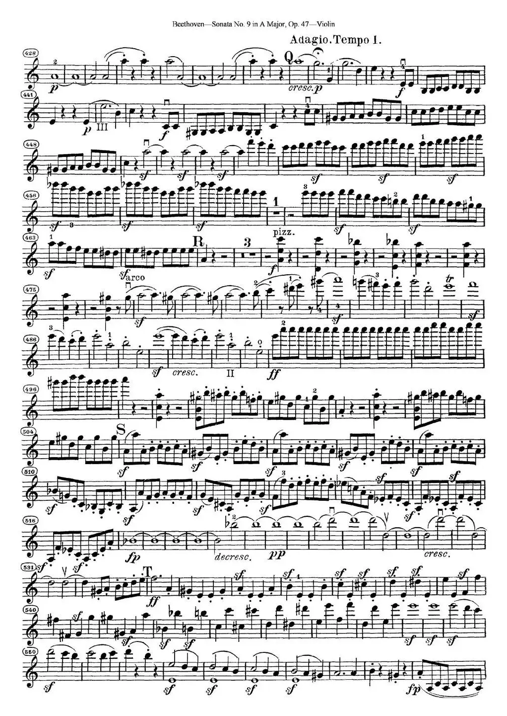 Violin Sonata No.9 in A Major Op.47