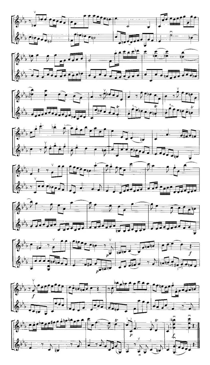 霍曼《小提琴基础教程》选曲：一次考试（二重奏）