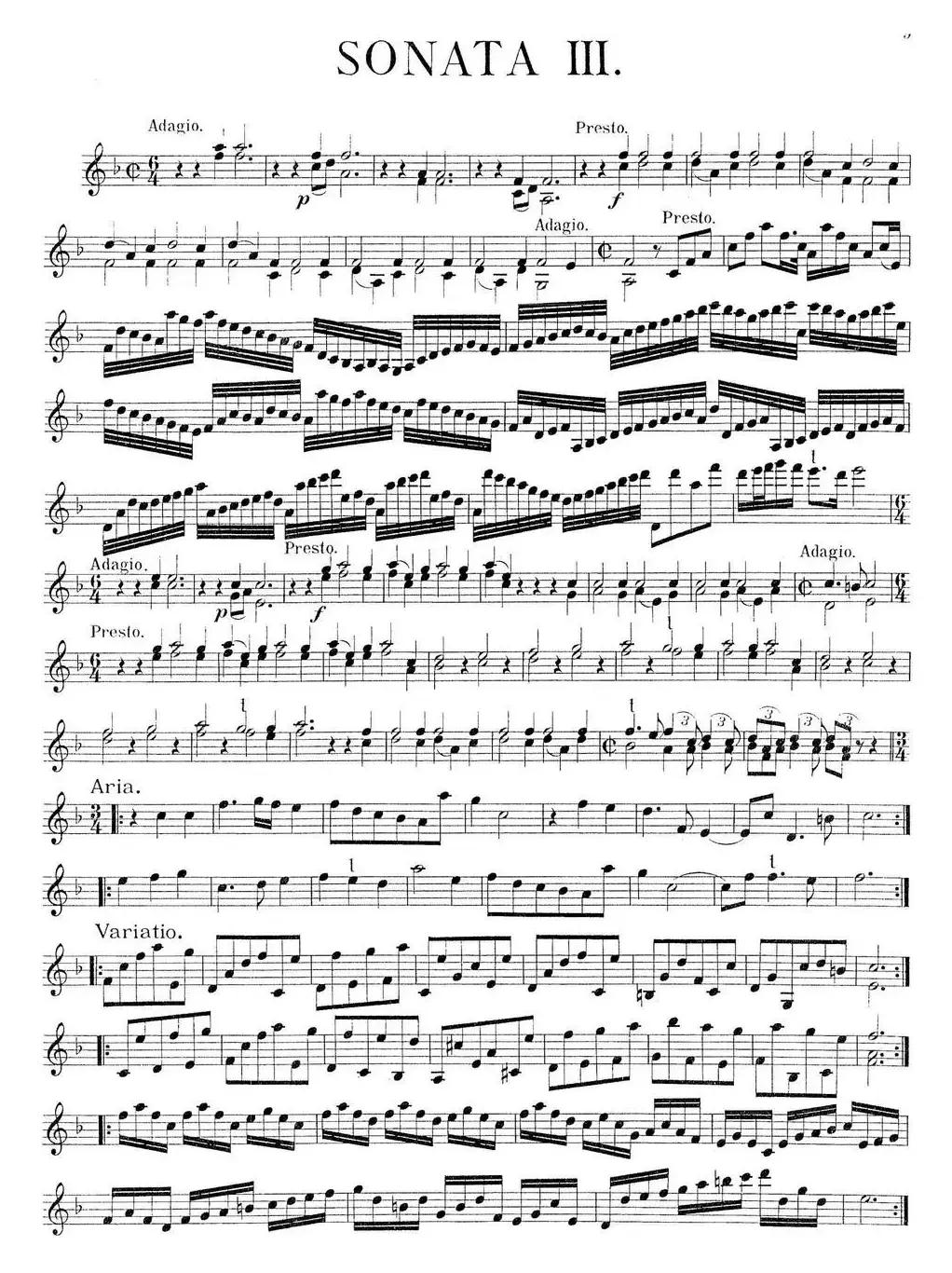 Biber Violin Sonata III
