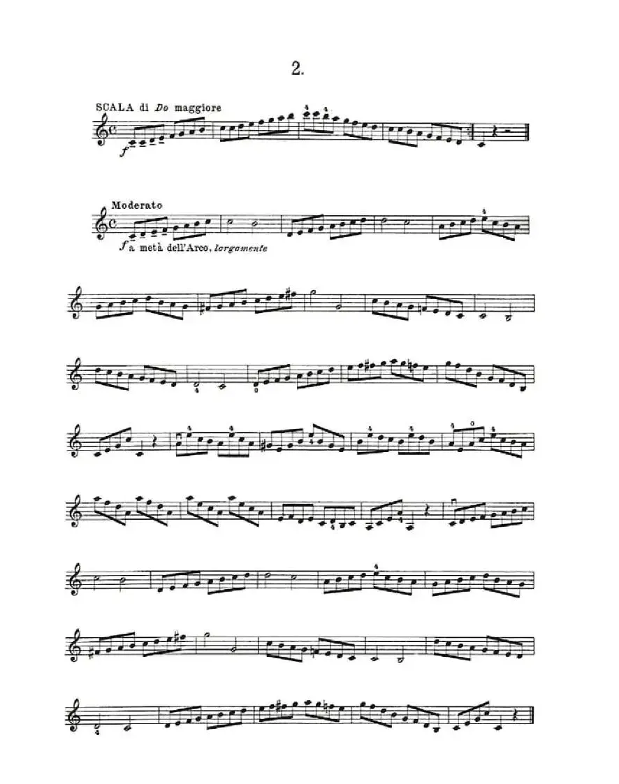 36 Studi Melodici E Facilissimi  Op.48之1—10（36首容易旋律 作品.48）