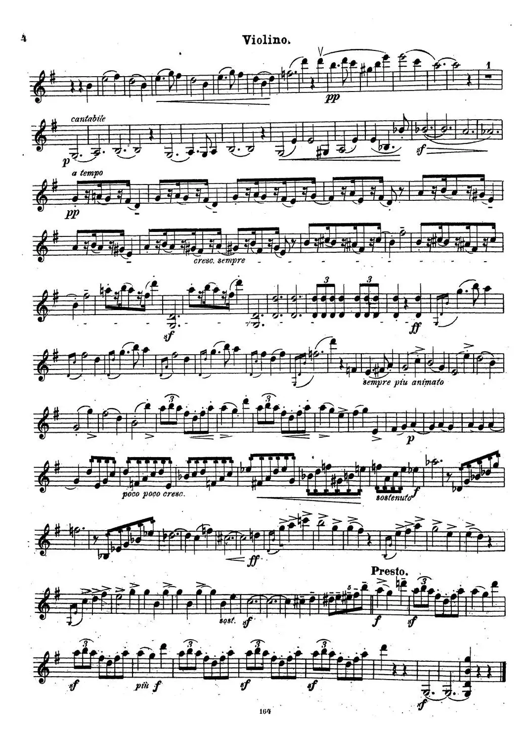 VIOLIN SONATA No.2 in G major（G大调第二小提琴奏鸣曲）（Ⅰ）