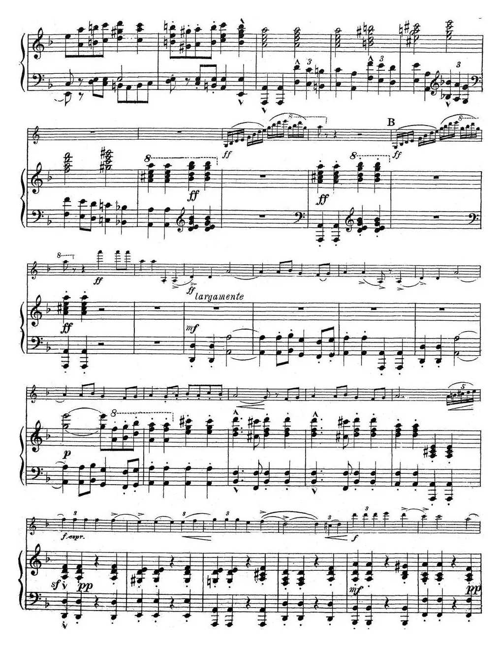 Symphonie Espagnole Op.21，No.1（西班牙交响曲）（小提琴+钢琴伴奏）