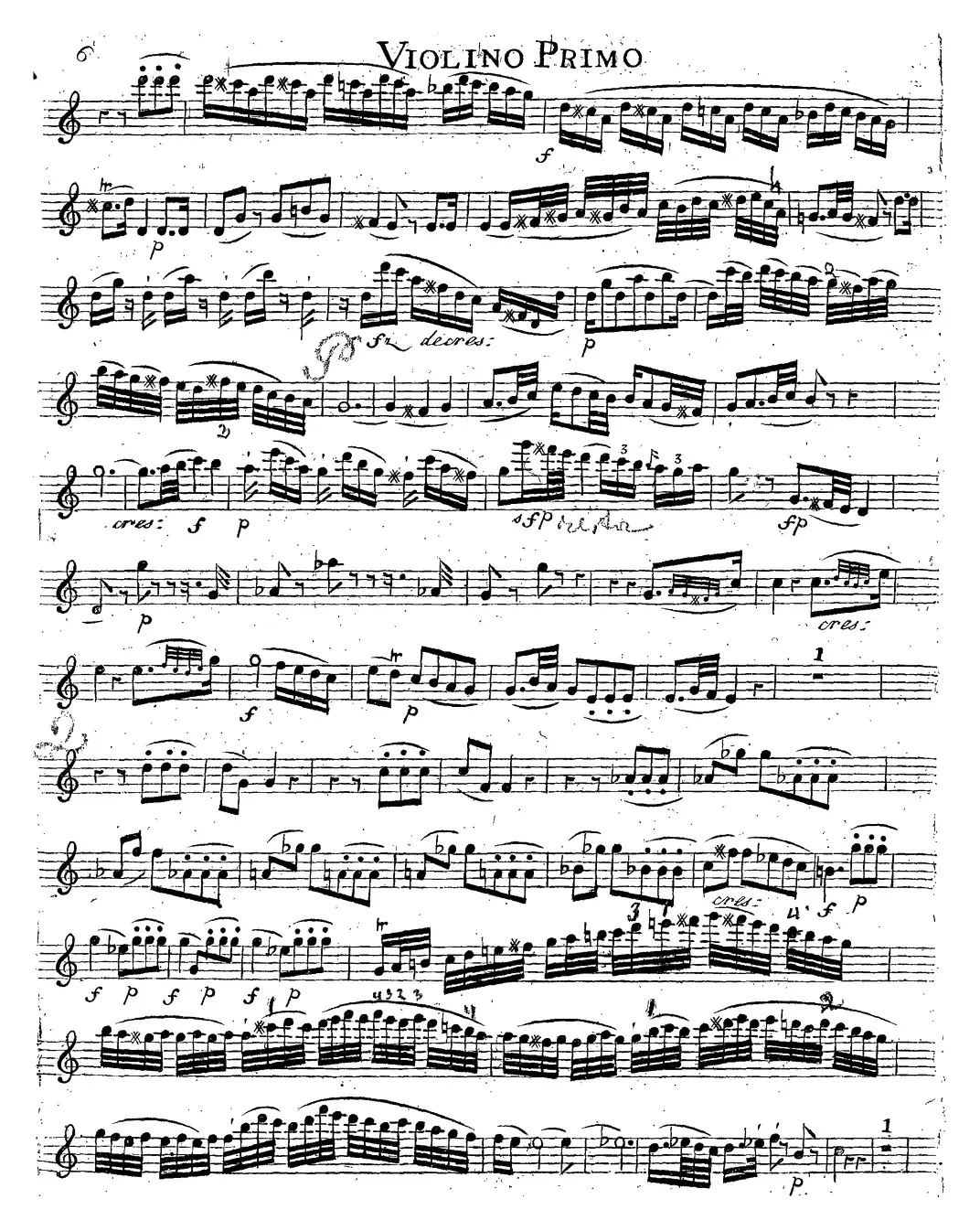 Mozart《Quartet No.14 in G Major,K.387》（Violin 1分谱）