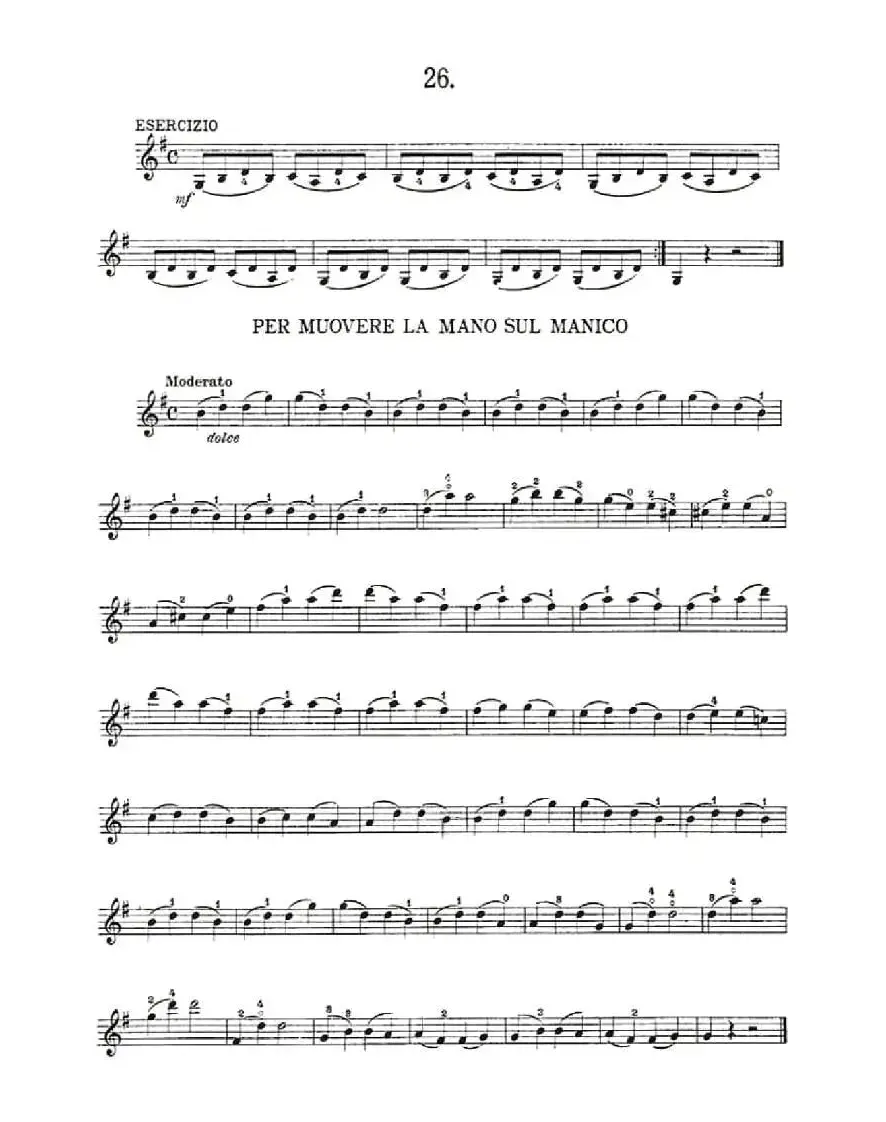 36 Studi Melodici E Facilissimi Op.48之21—30（36首容易旋律 作品.48）