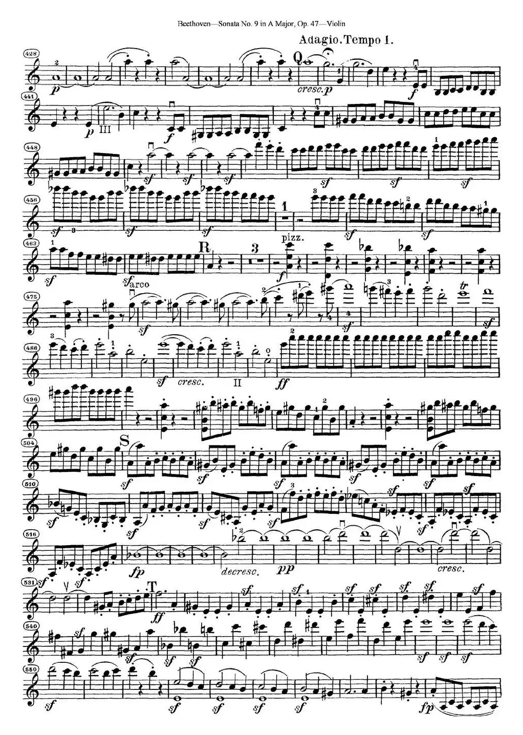 Violin Sonata No.9 in A Major Op.47