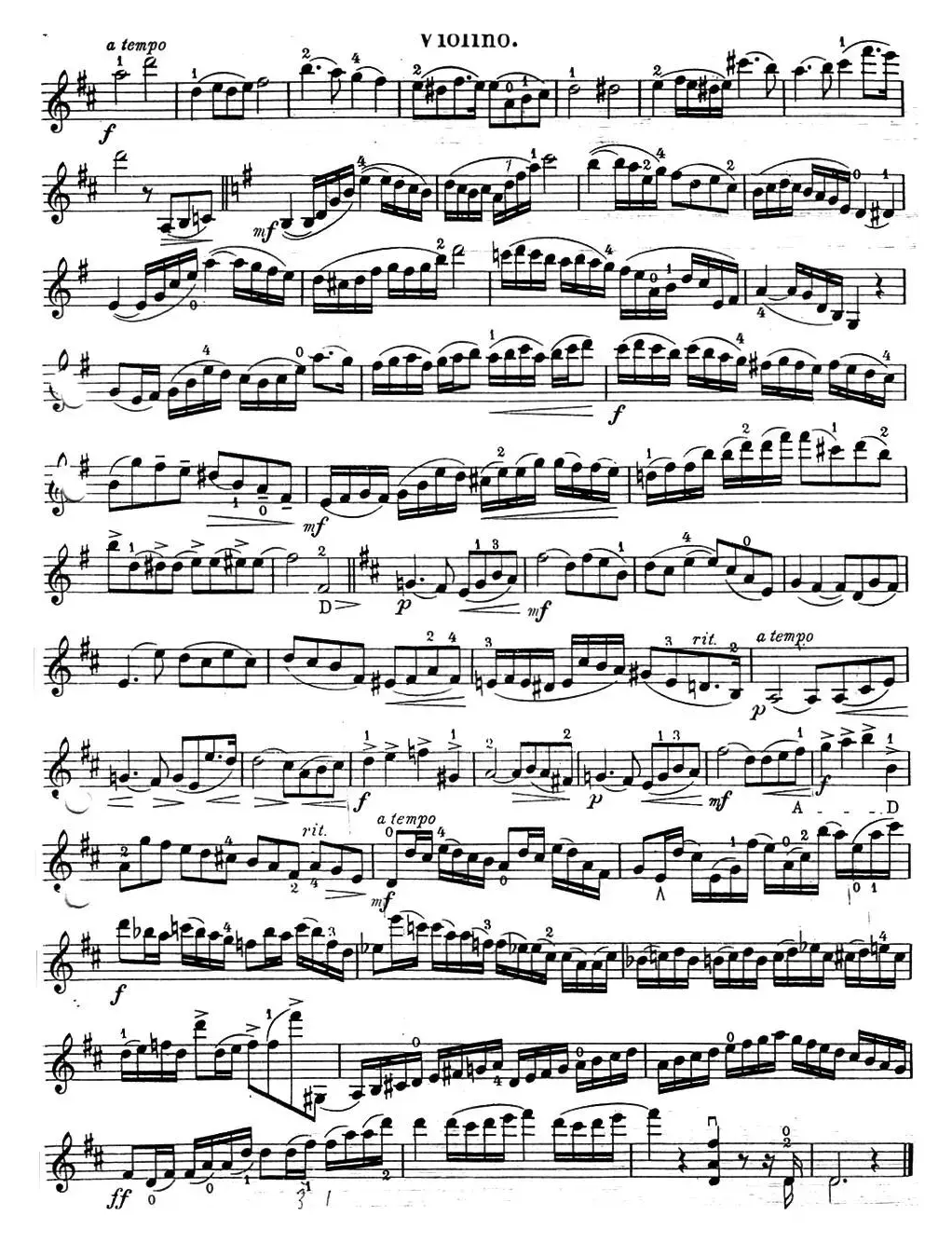 Concertino（O. Rieding,Op.25）