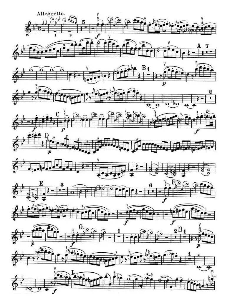 提琴三重奏 第二首 降B大调 K.502 之 Violin TRIO