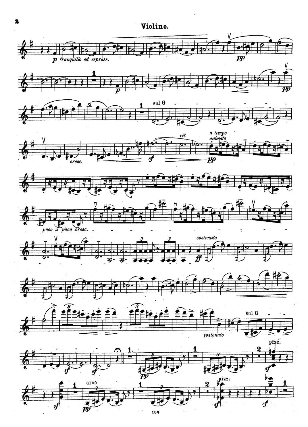 VIOLIN SONATA No.2 in G major（G大调第二小提琴奏鸣曲）（Ⅰ）