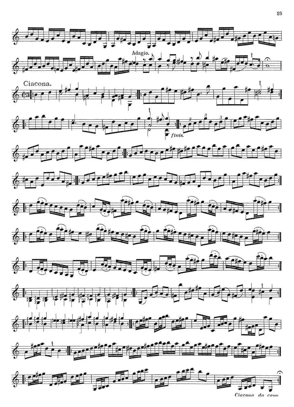 Biber Violin Sonata VII