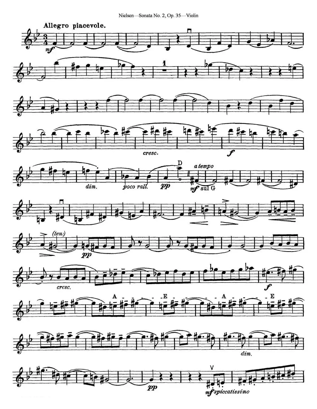 Violin Sonata No.2  Op.35