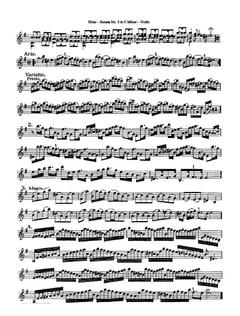 Sonata No.5 in E Minor