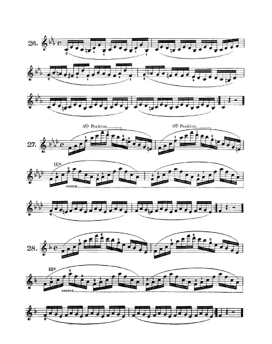 School of Mechanism,Op.74（小提琴技巧 作品.74）