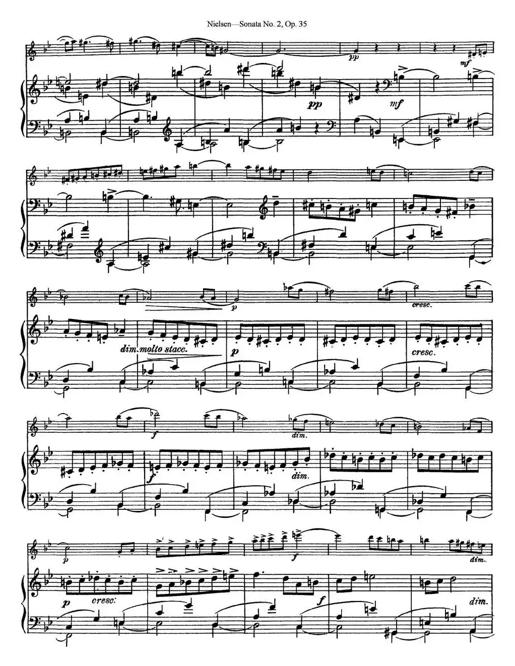 Violin Sonata No.2  Op.35（小提琴+钢琴伴奏）