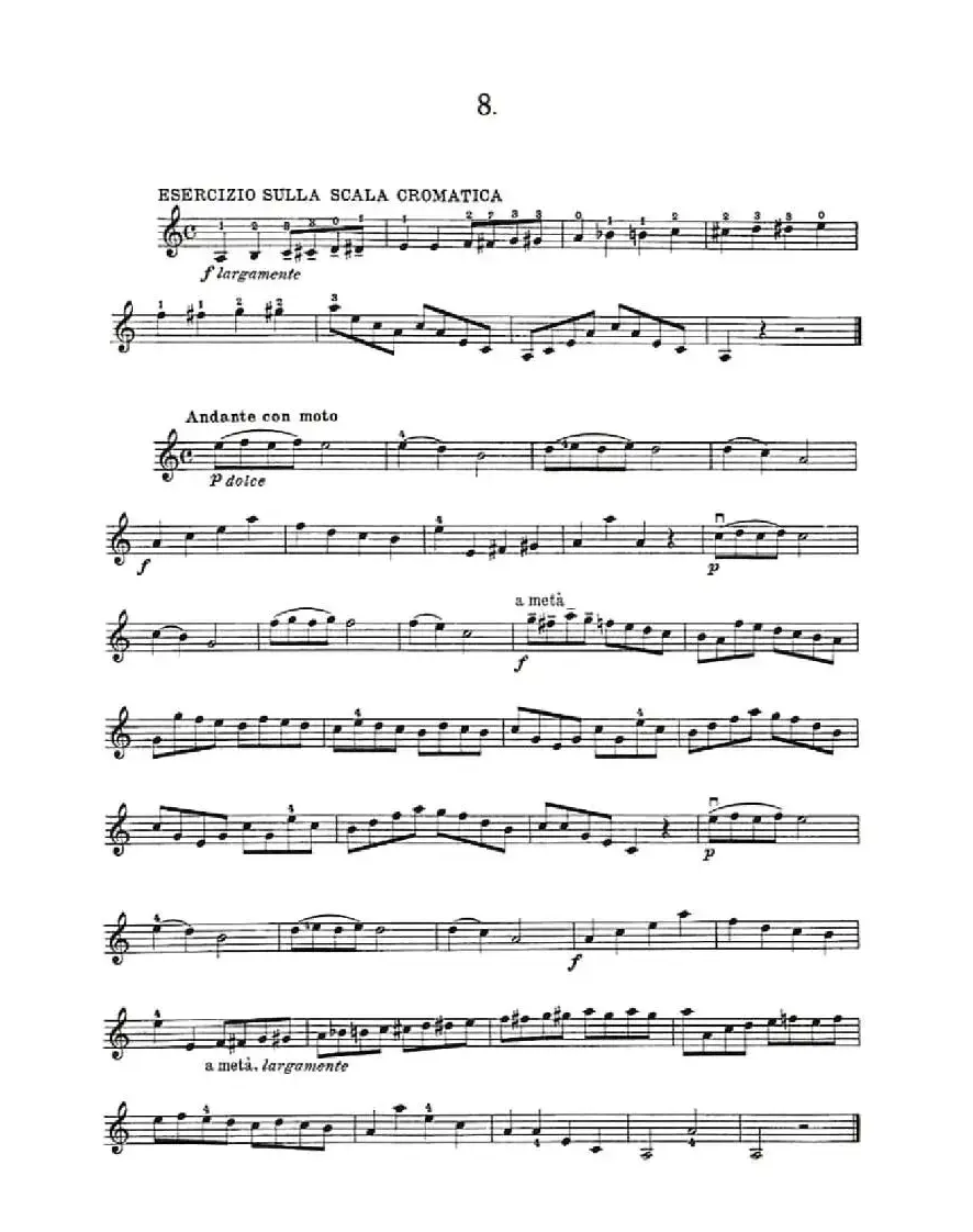 36 Studi Melodici E Facilissimi  Op.48之1—10（36首容易旋律 作品.48）