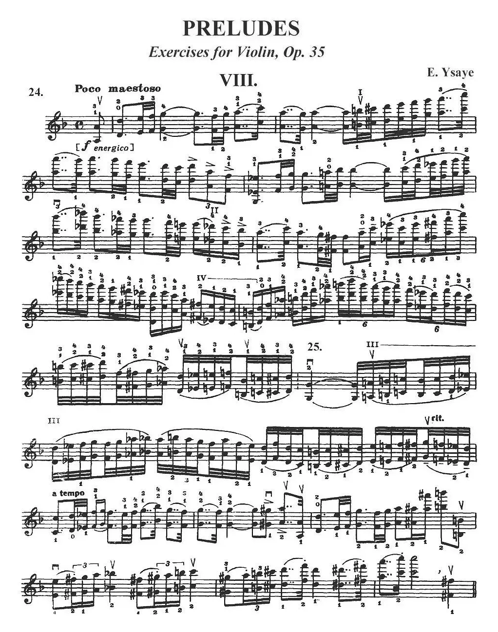 伊萨伊作品集：Preludes Op.35（VIII）