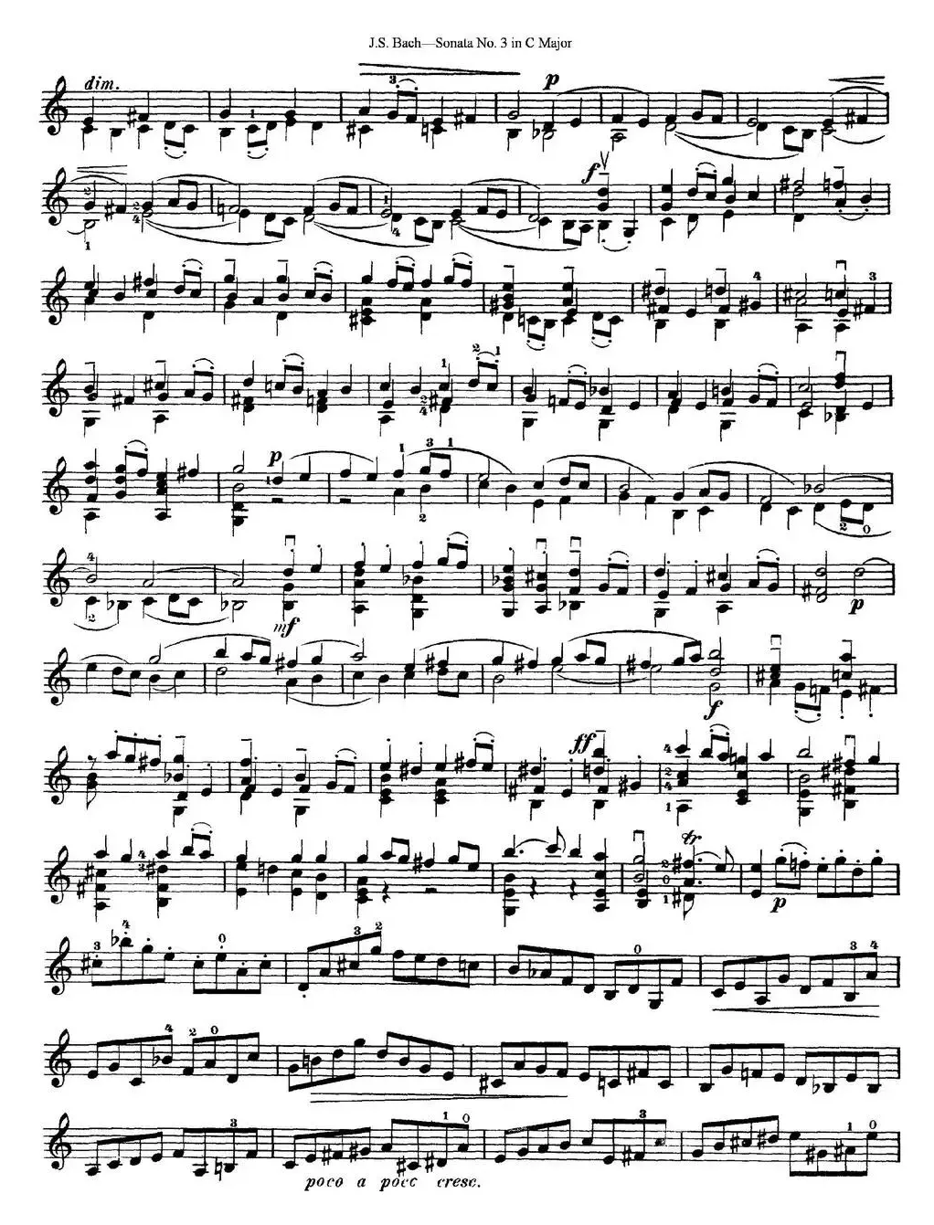 6 Violin Sonatas and Partitas 5.Sonata No.3 in C Major