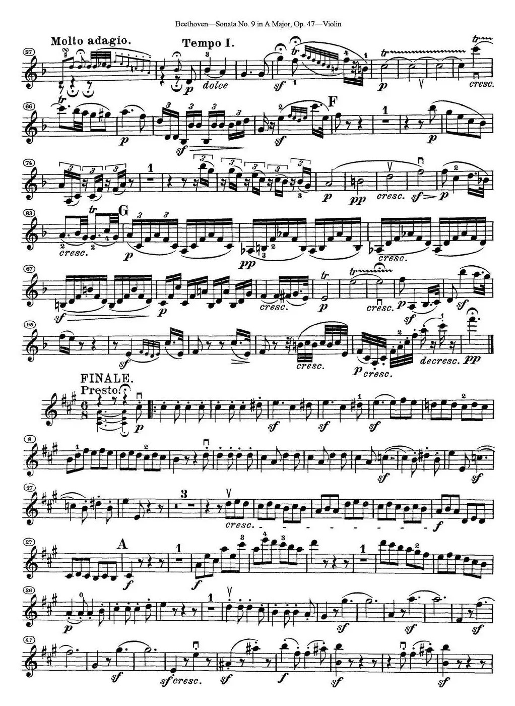 Violin Sonata No.9 in A Major Op.47