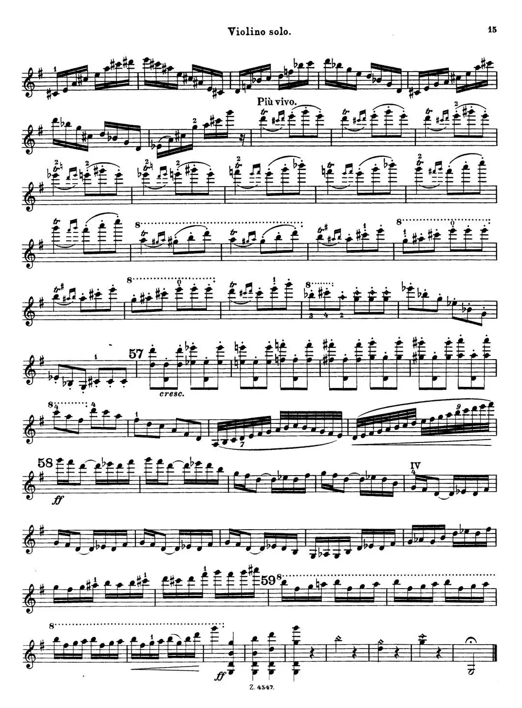 第3号小提琴协奏曲 Op.99（violin concerto no.3）