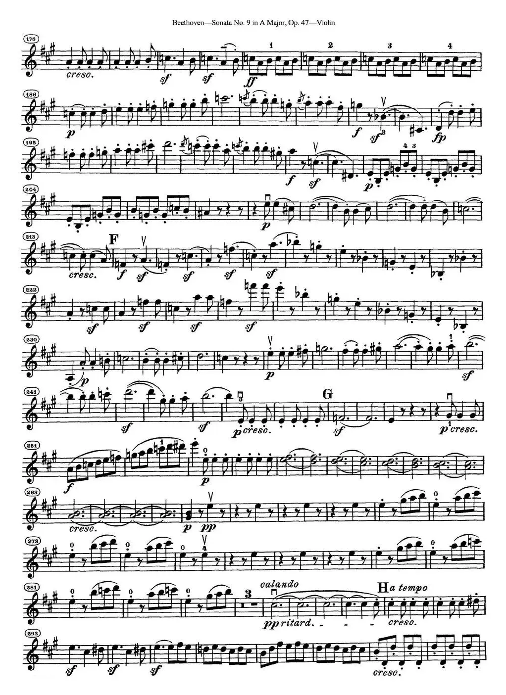 Violin Sonata No.9 in A Major Op.47