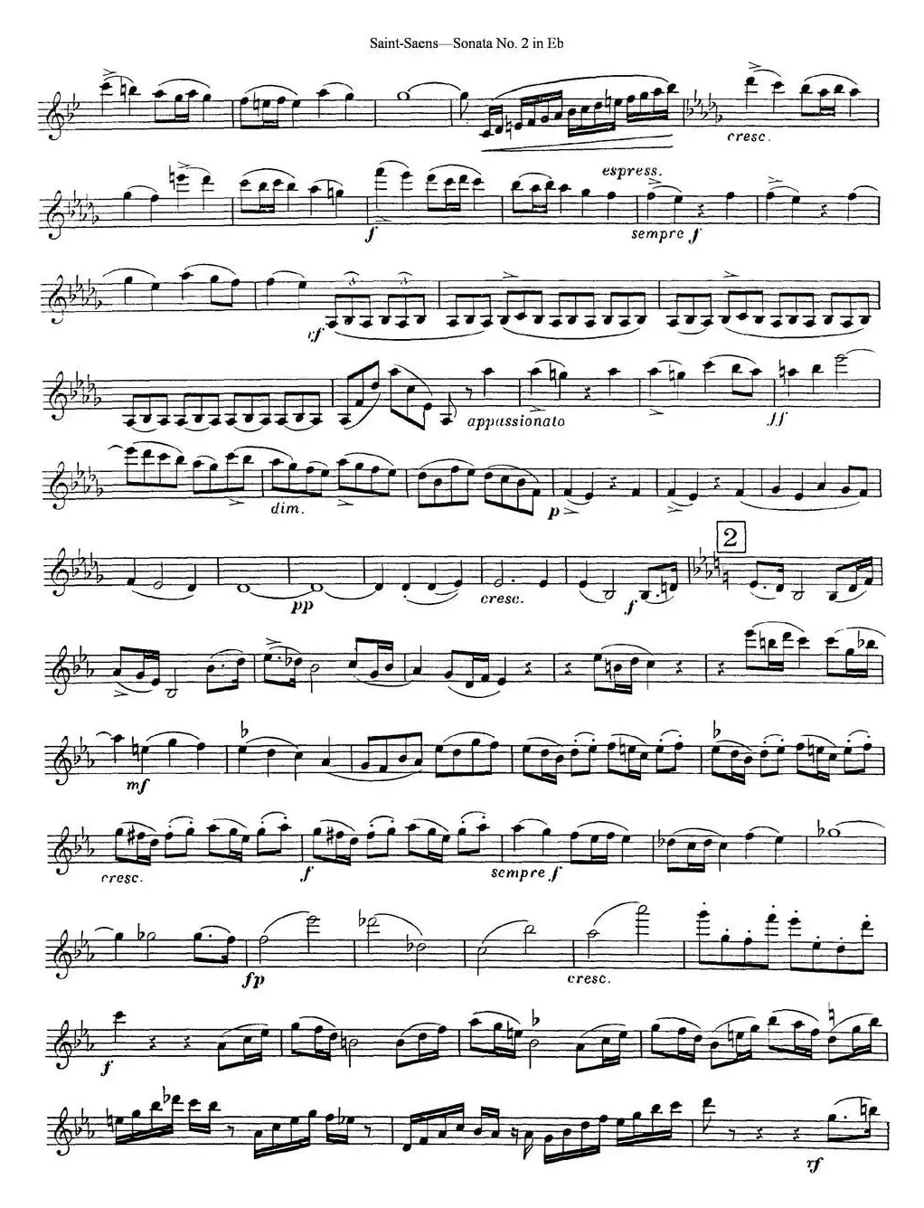 Violin Sonata No.2 in Eb Major Op.102