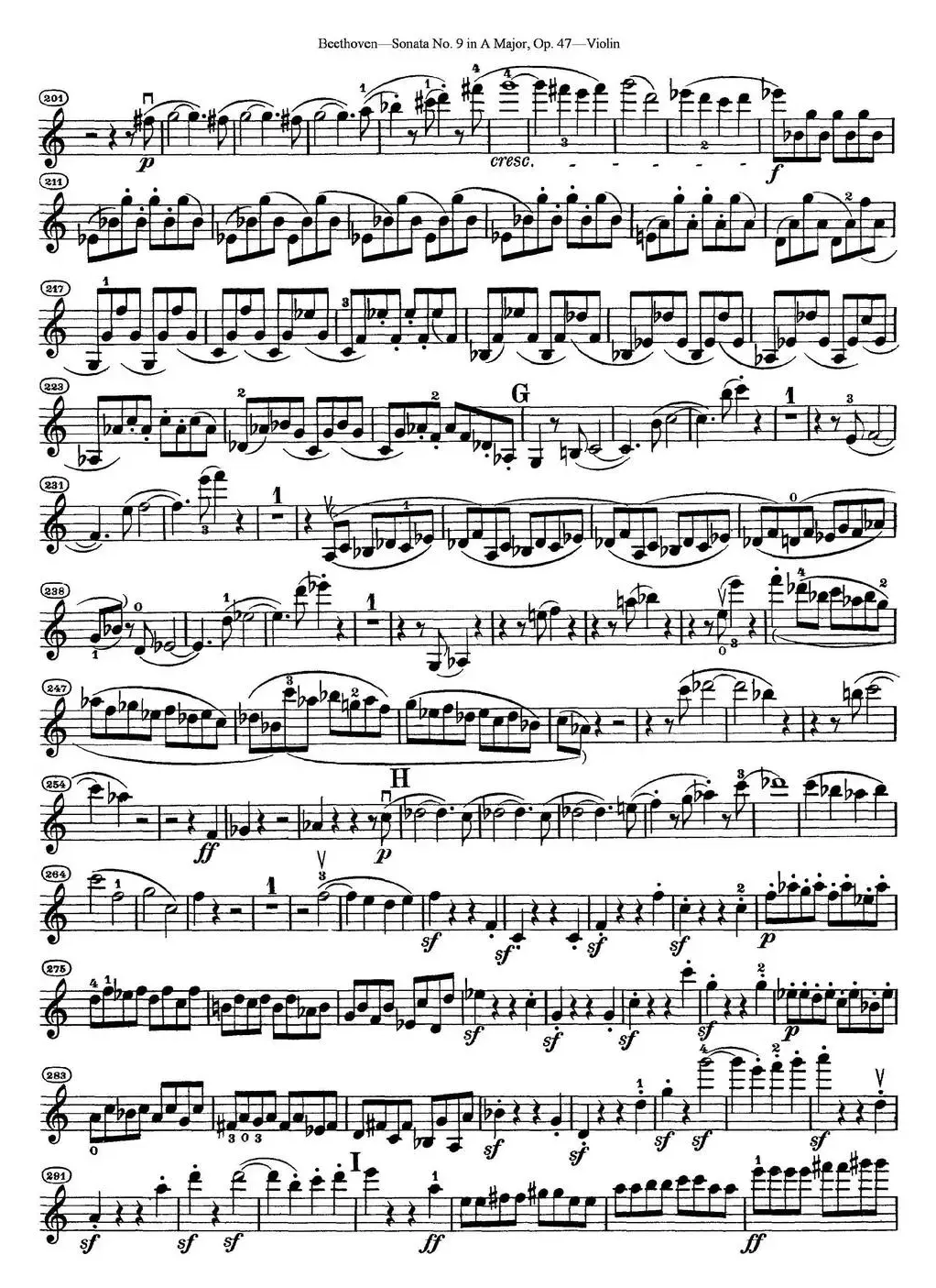 Violin Sonata No.9 in A Major Op.47